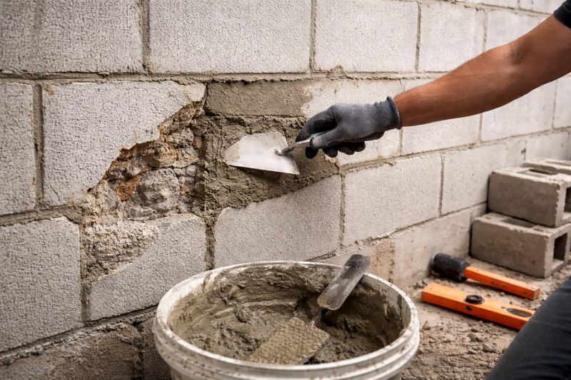 Block Wall Repair in Howell, MI