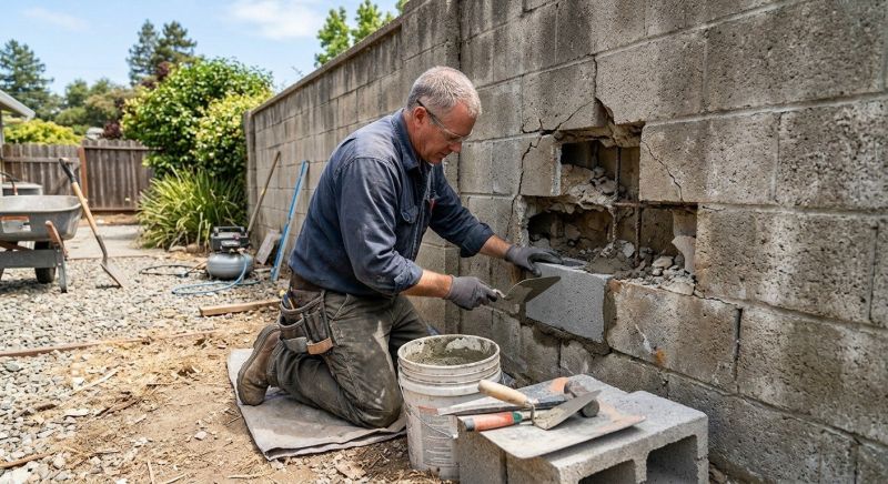 Block Work Repair in Howell, MI