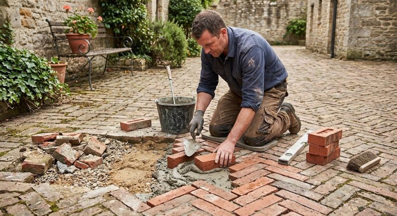 Brick Flatwork Repair in Chelsea, MI