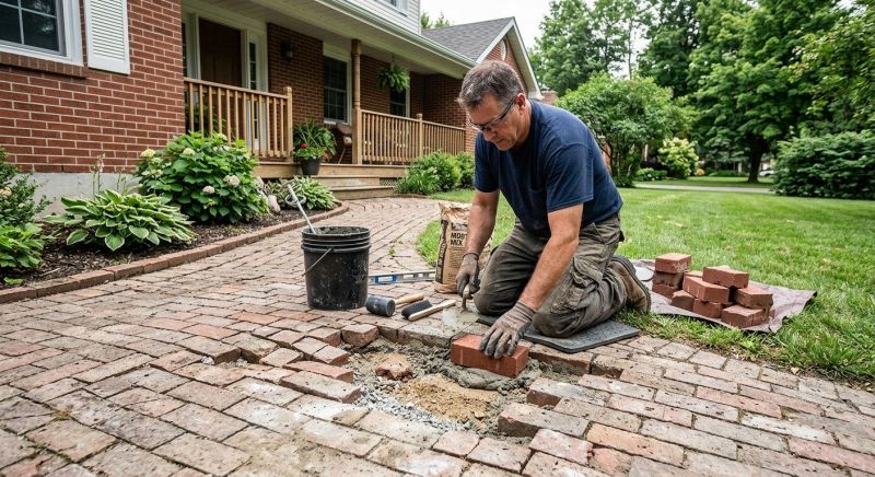 Brick Flatwork Repair in Gregory, MI