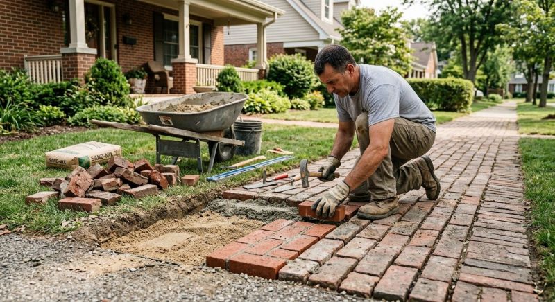 Brick Flatwork Repair in Gregory, MI