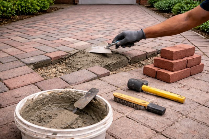 Brick Flatwork Repair in Wixom, MI