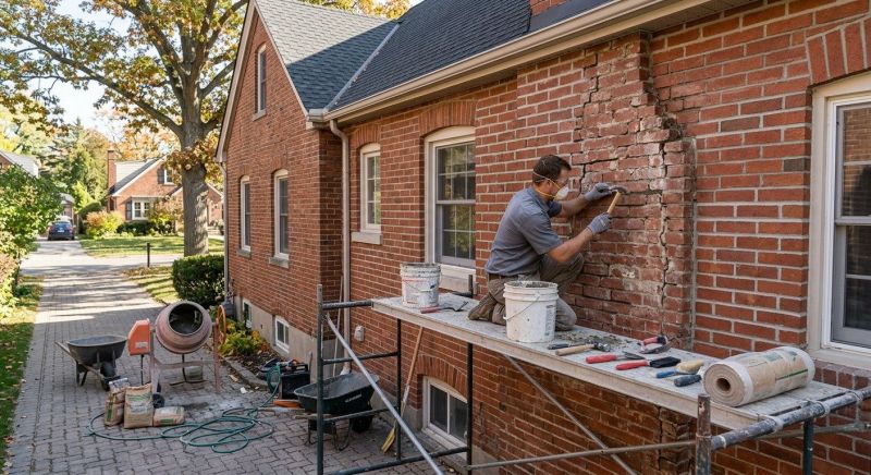 Brick Masonry Restoration in Howell, MI