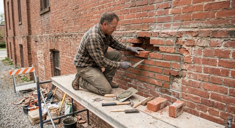 Brick Repair in Howell, MI