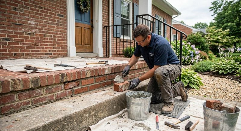 Brick Stairs Repair in Hartland, MI