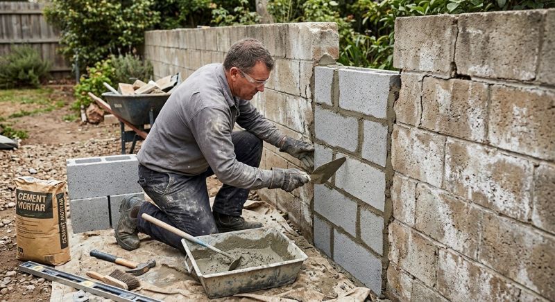 Cement Block Repair in Howell, MI