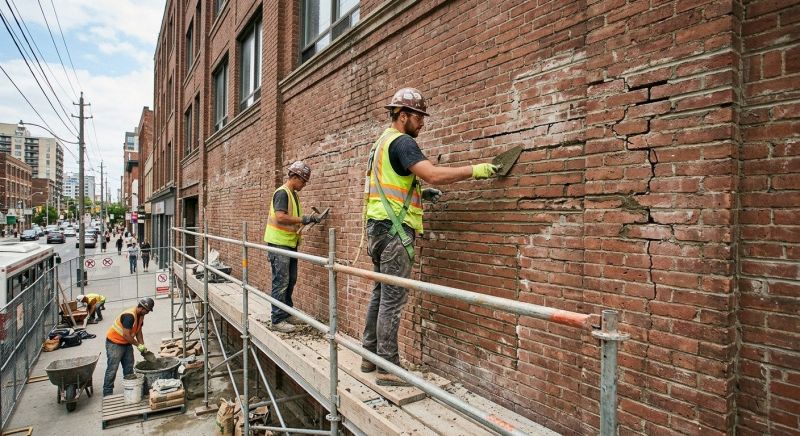 Commercial Brick Repair in Howell, MI