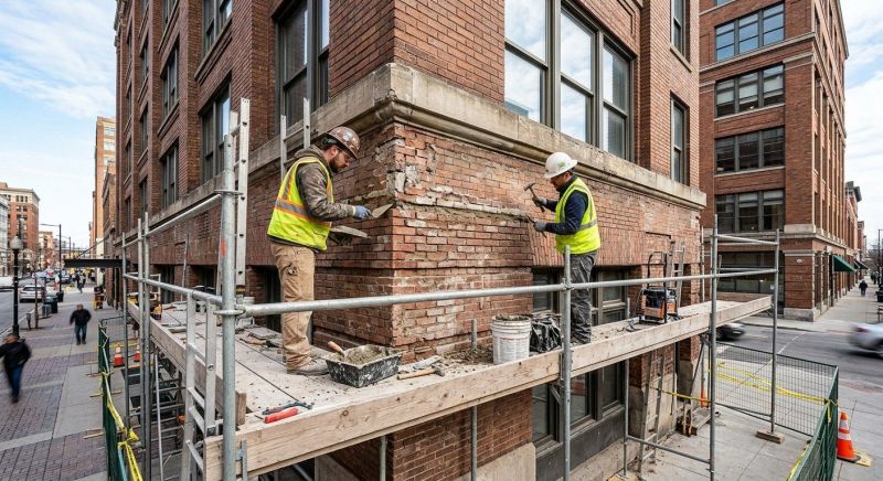 Commercial Masonry Repair in Chelsea, MI