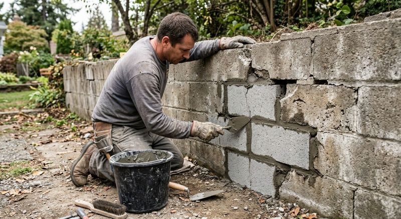 Concrete Block Repair in Ann Arbor, MI