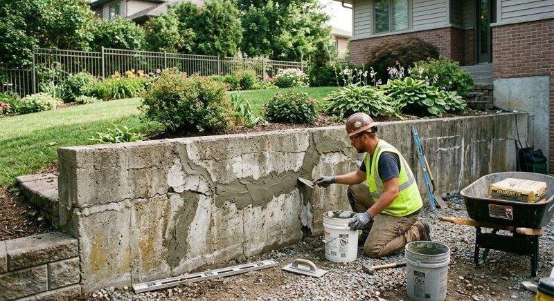 Retaining Wall Repair in Dexter, MI