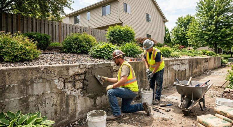 Retaining Wall Repair in Howell, MI