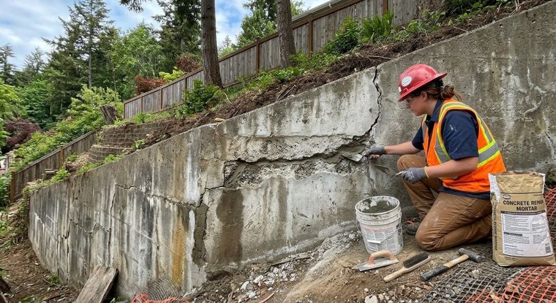 Retaining Wall Repair in Howell, MI