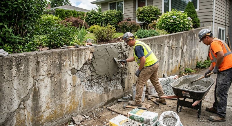 Retaining Wall Repair in Pinckney, MI