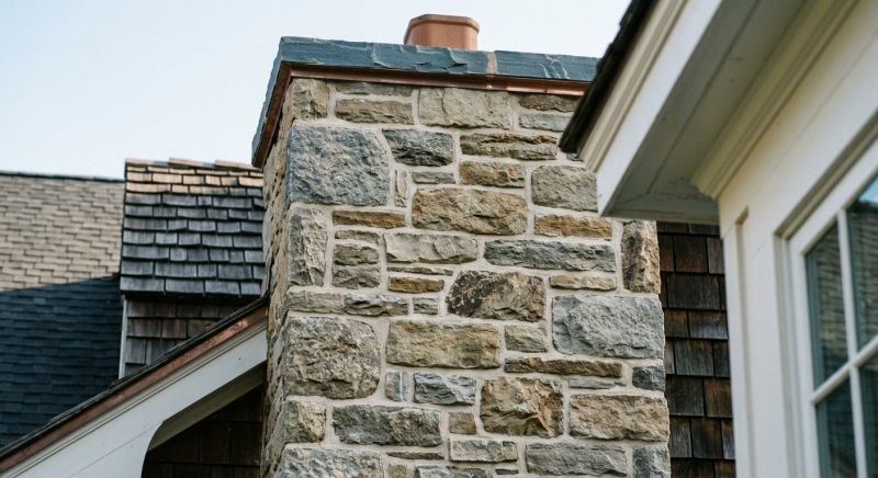 Stone Chimney Installation in Fenton, MI