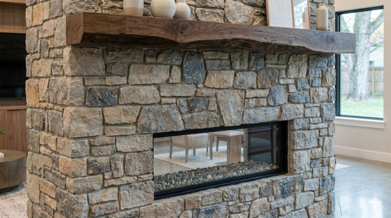Stone Chimney Installation in Holly, MI