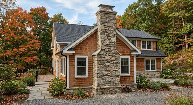 Stone Chimney Installation in Walled Lake, MI