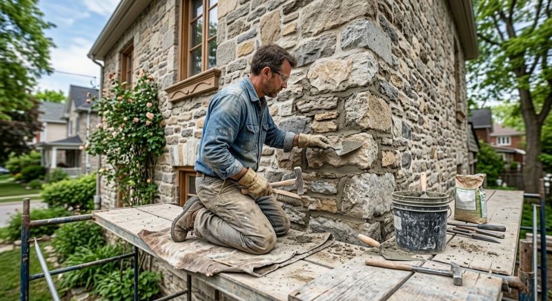 Stone Masonry Repair in Davisburg, MI