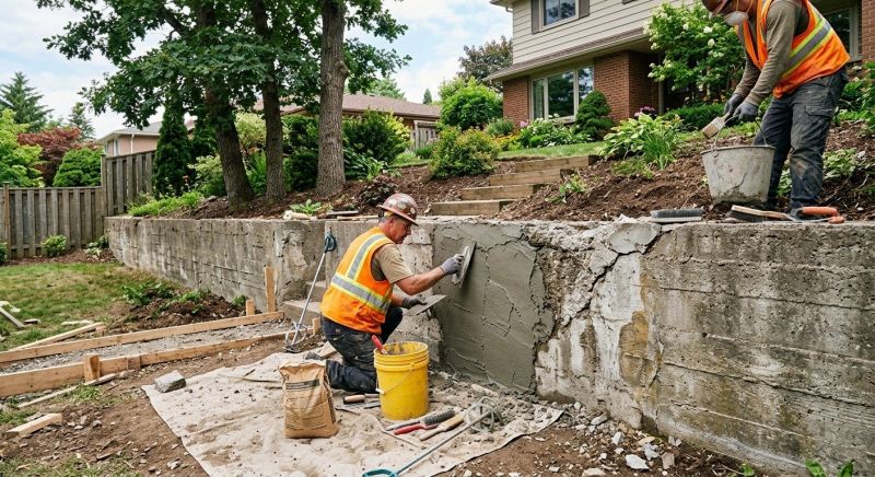 Retaining Wall Repair in Swartz Creek, MI